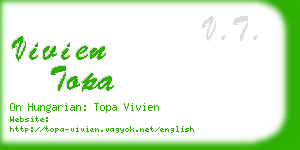vivien topa business card